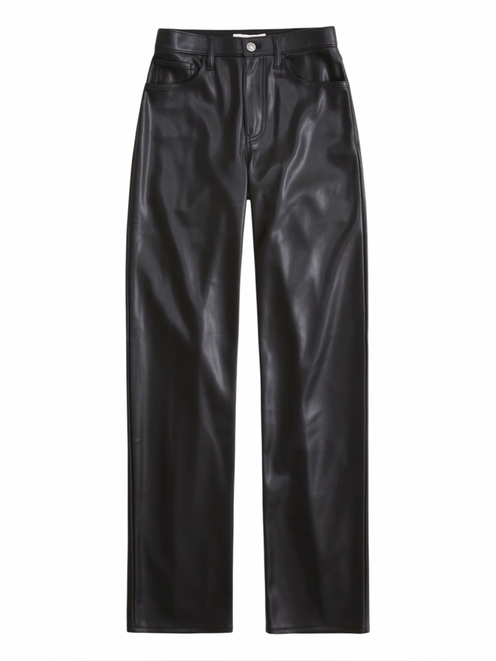 Abercrombie & Fitch NWOT The 90’s Straight Ultra High Rise Faux Leather SZ 24 00